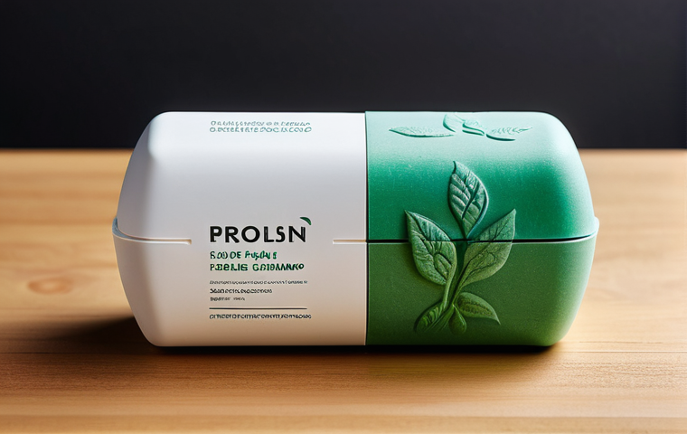 친환경 마케터의 업무 프로세스 개선 - **Prompt 1: Sustainable Product and Packaging Innovation**
    "A close-up, high-resolution studio p...